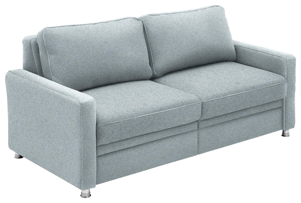 SCHLAFSOFA Türkis  - Türkis, KONVENTIONELL, Textil/Metall (206/90/100cm) - Beldomo Style