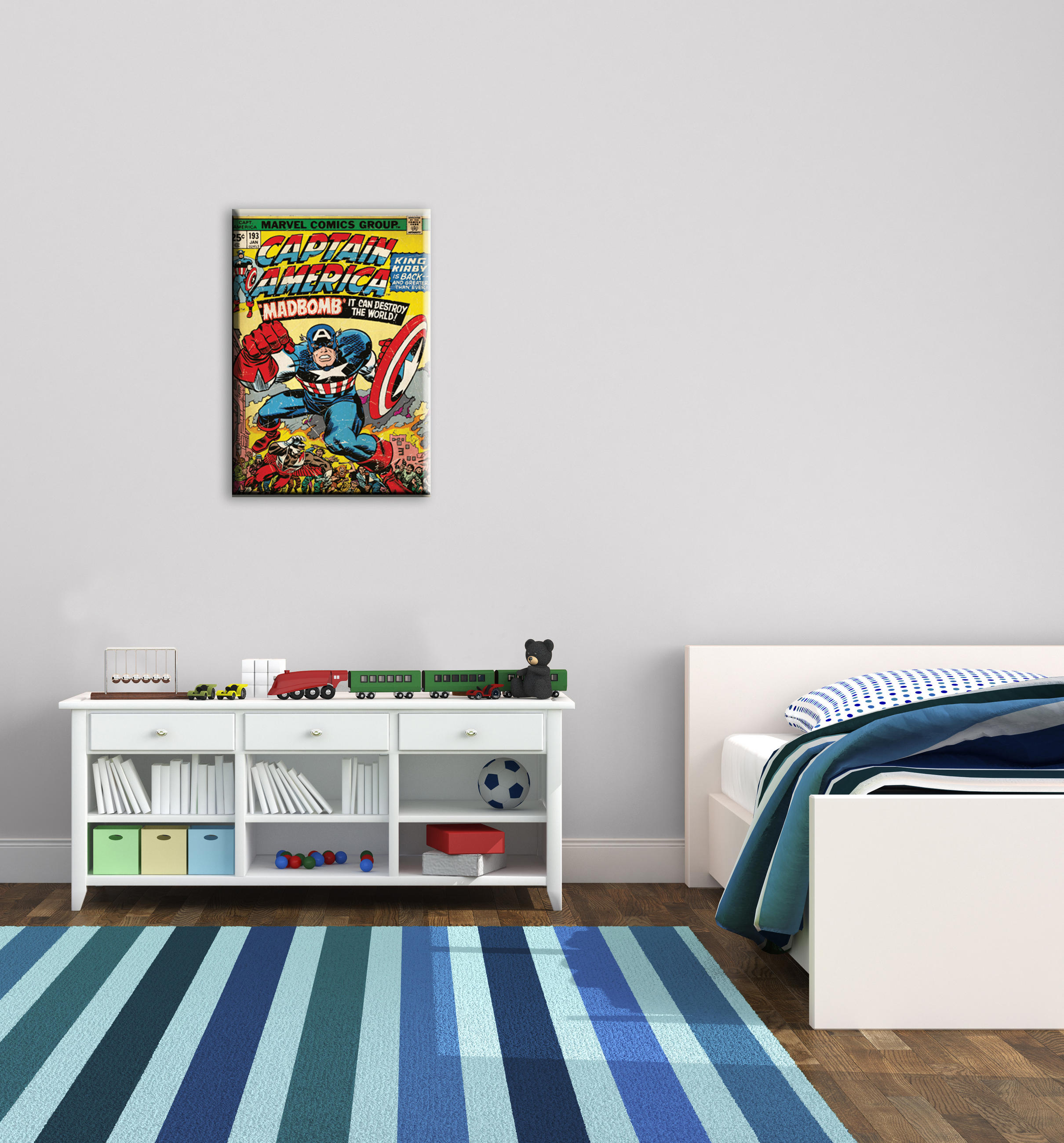 KEILRAHMENBILD Menschen 50/70/2.5 cm  - Multicolor, Basics, Holzwerkstoff/Textil (50/70/2.5cm) - Disney