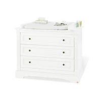 WICKELKOMMODE PINOLINO EMILIA 119/101/78 bzw 58 cm  - Anthrazit/Weiß, Trend, Holzwerkstoff/Metall (119/101/78 bzw 58cm) - Pinolino