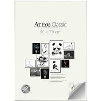 BILDERRAHMEN - Weiß Hochglanz, Basics, Papier/Holzwerkstoff (50/70/1,8cm)