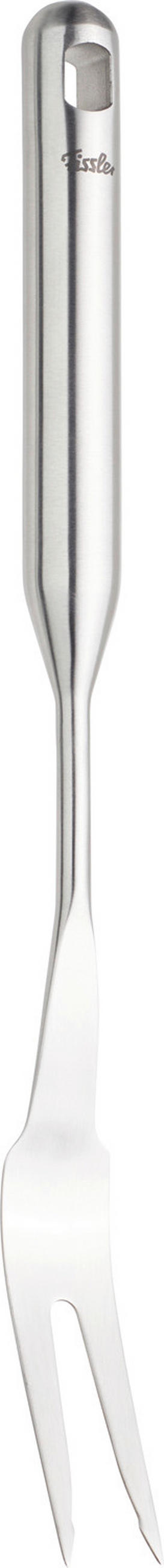 FLEISCHGABEL - Edelstahlfarben, Basics, Metall (37/3/4cm) - Fissler