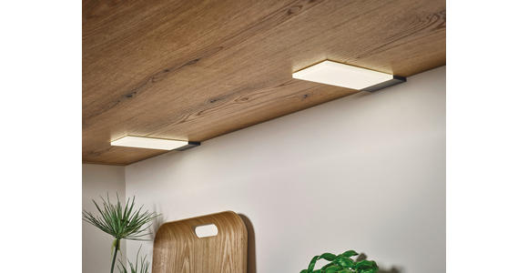 EINBAUKÜCHE   - Graphitfarben, Design, Holzwerkstoff - Xora