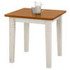 ESSTISCH in Holz 78/78/78 cm  - Bernsteinfarben/Weiß, ROMANTIK / LANDHAUS, Holz (78/78/78cm) - Boxxx