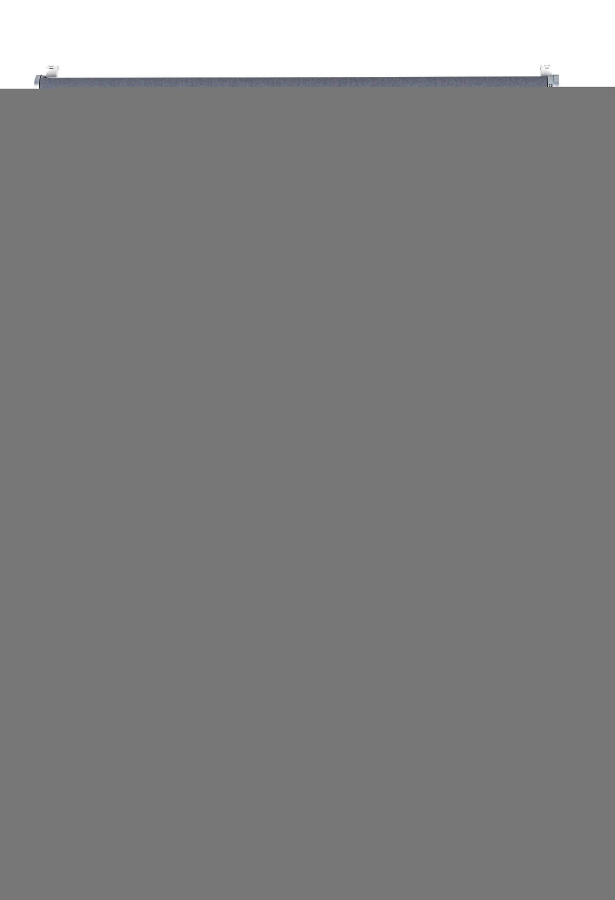ROLLO  blickdicht     - Grau, Basics, Textil (120/150/4cm) - Homeware
