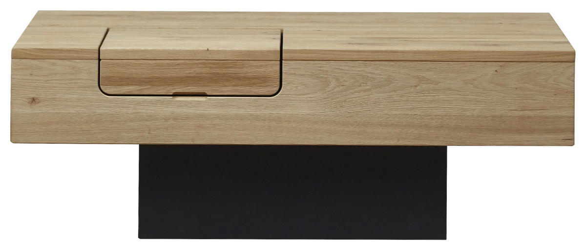 COUCHTISCH in Holz, Metall 110,0/70/39 cm  - Eichefarben, KONVENTIONELL, Holz/Metall (110,0/70/39cm) - Valdera