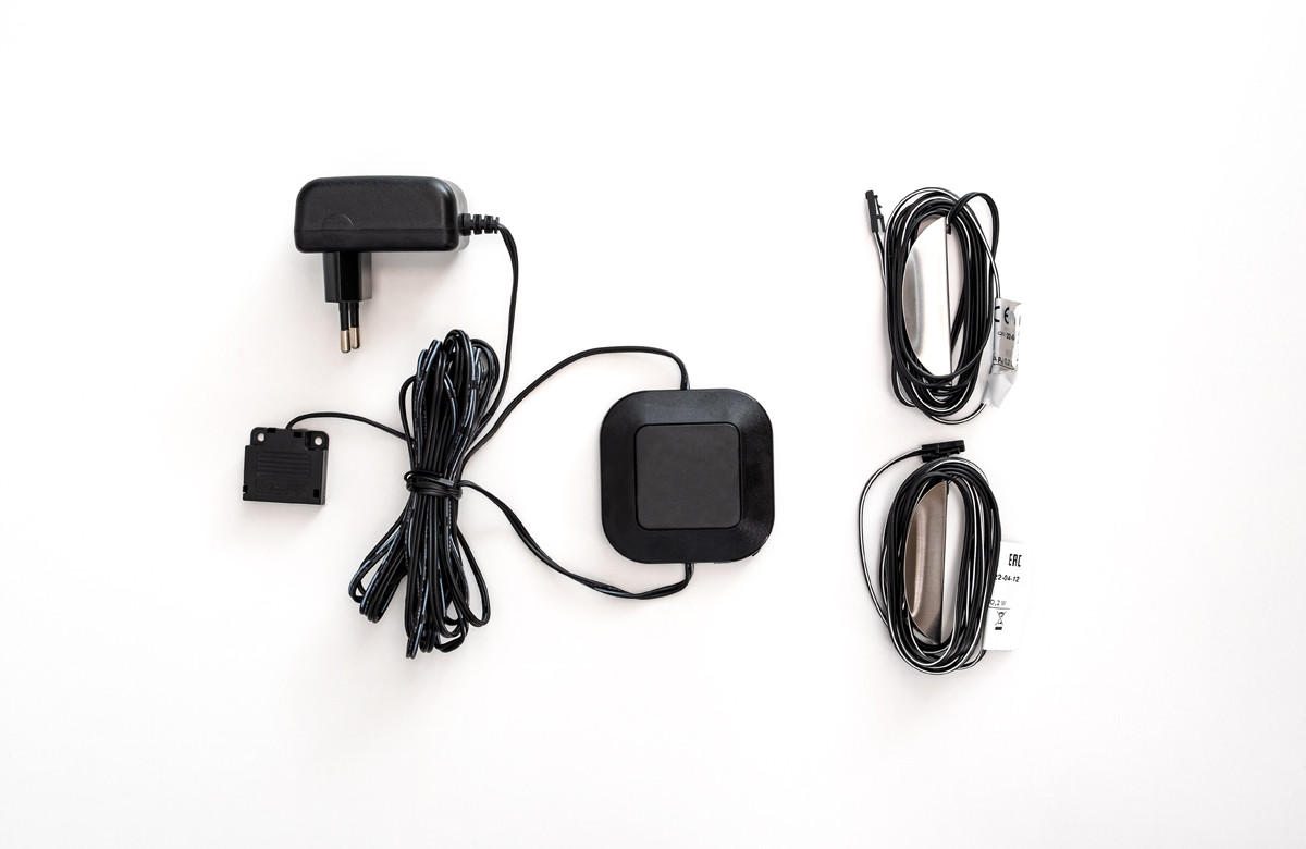 GLASBODENBELEUCHTUNGS-SET LED-Leuchtmittel  - Schwarz, Natur, Kunststoff/Metall - Carryhome
