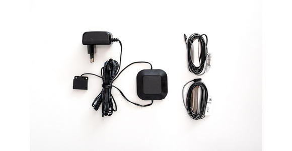 GLASBODENBELEUCHTUNGS-SET LED-Leuchtmittel - Schwarz, Natur, Kunststoff/Metall - Carryhome
