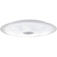 LED-DECKENLEUCHTE Moratica 57/7,5 cm   - Silberfarben/Weiß, KONVENTIONELL, Kunststoff/Metall (57/7,5cm) - Eglo