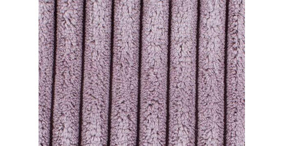 ECKSOFA in Cord Violett  250/314 cm  - Violett/Schwarz, KONVENTIONELL, Kunststoff/Textil (250/314cm) - Carryhome