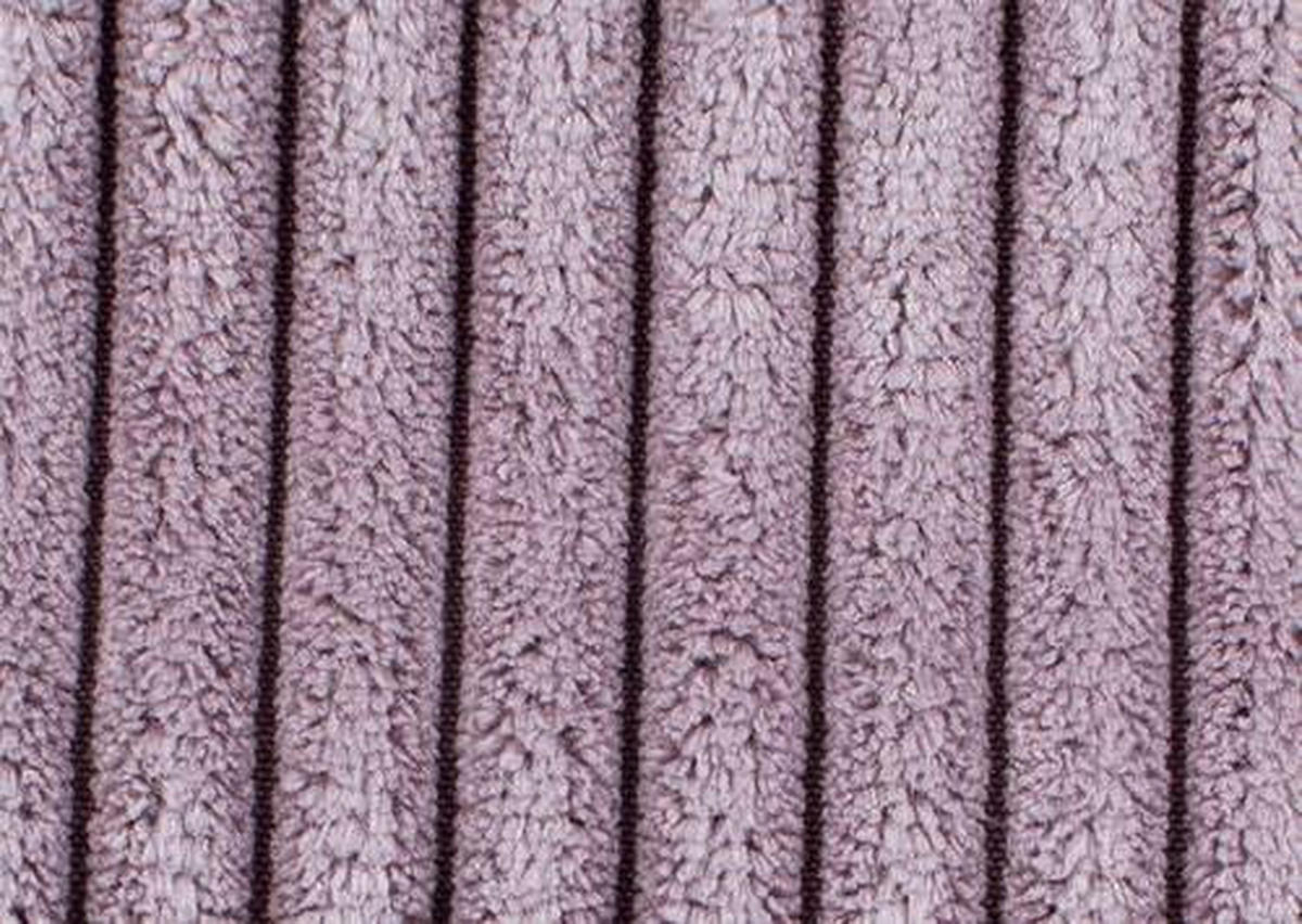 ECKSOFA Violett Cord  - Violett/Schwarz, KONVENTIONELL, Kunststoff/Textil (250/314cm) - Carryhome