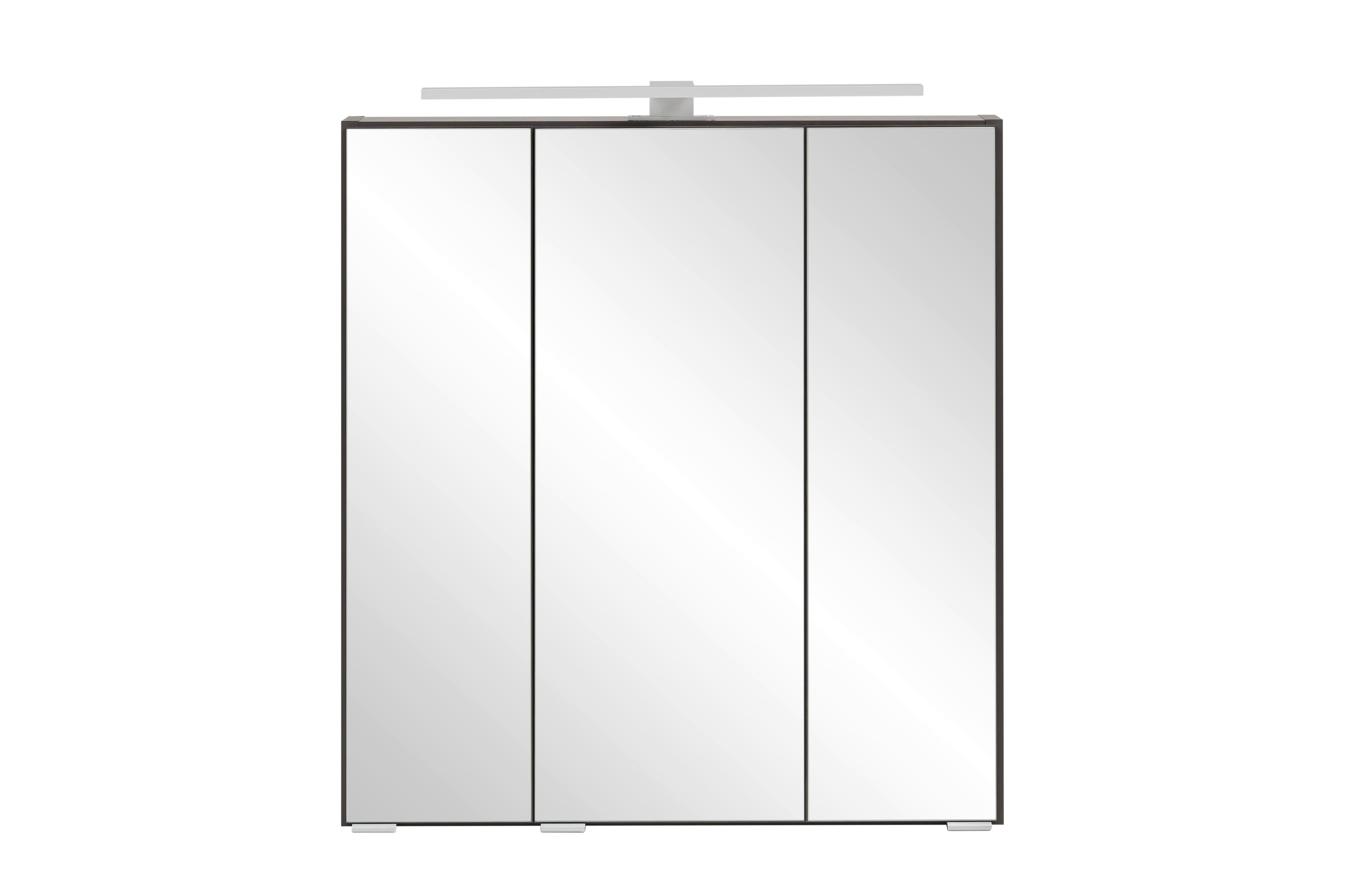 3 ordern Spiegelschrank mit breit) Türen (120cm