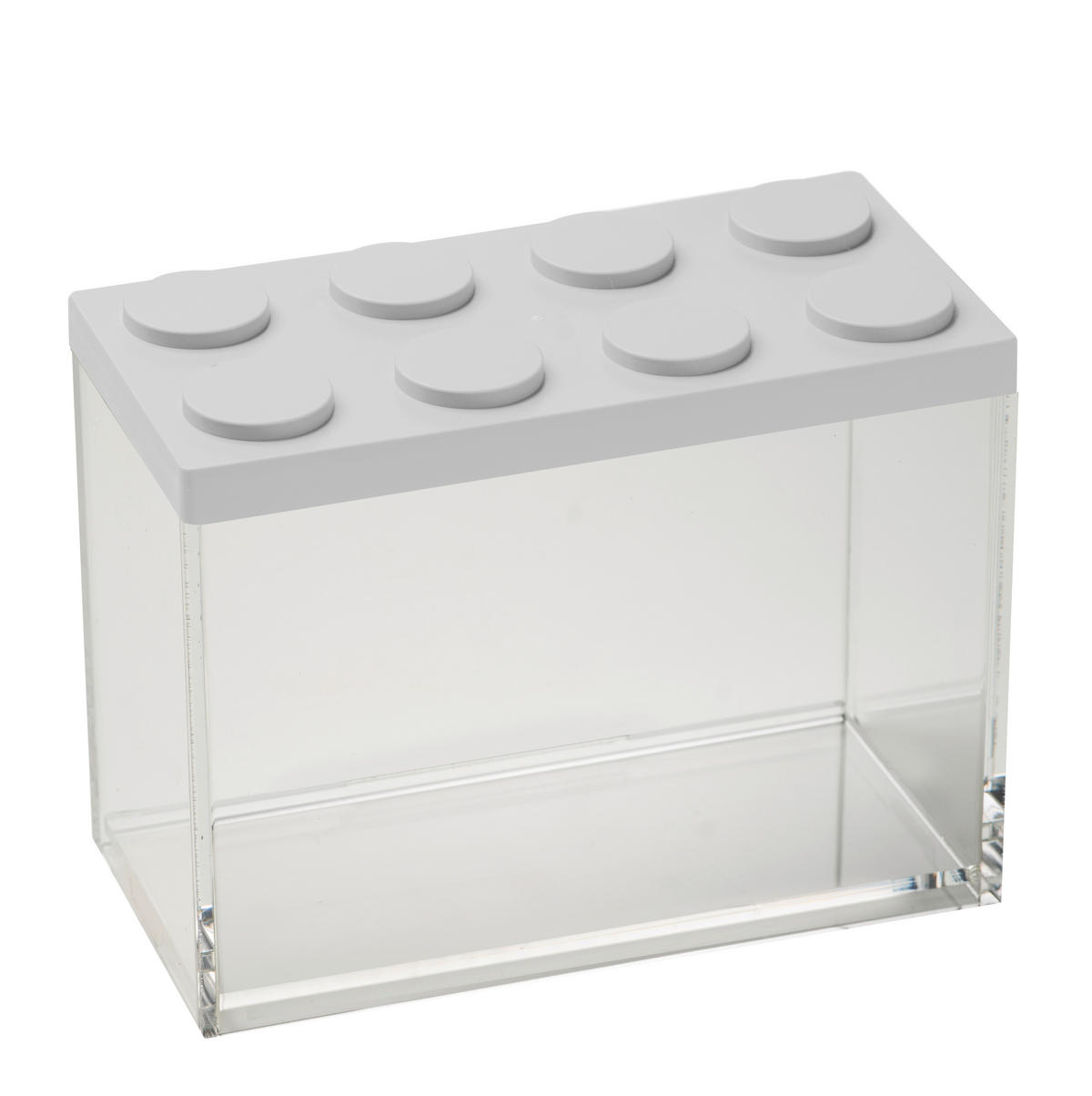 VORRATSDOSE 2 L  - Transparent/Weiß, Kunststoff (10/20/15,5cm)