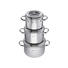 FLEISCHTOPF Edelstahl 5,50 L - Edelstahlfarben, Metall (24cm) - SCHULTE UFER