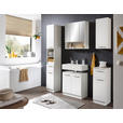 BADEZIMMER  in  - Chromfarben/Schwarz, Basics, Holzwerkstoff/Kunststoff (166/196/33cm) - Xora