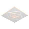 LED-DECKENLEUCHTE 47,7/47,7/6 cm   - Weiß, Basics, Kunststoff/Metall (47,7/47,7/6cm) - Novel