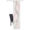 FLÄCHENVORHANG in Rosa, Rot halbtransparent  - Rot/Rosa, Design, Textil (60/260cm)
