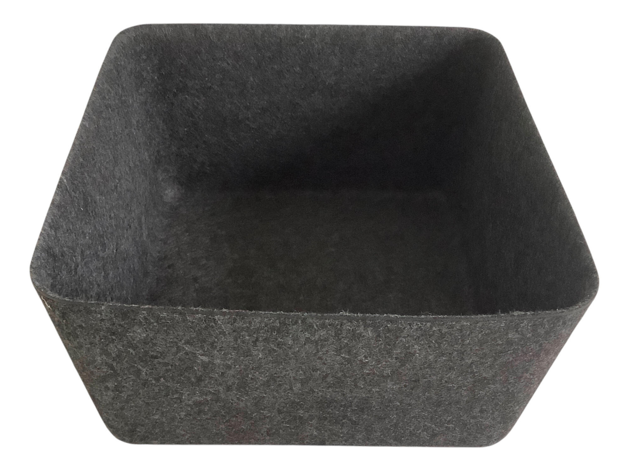 AUFBEWAHRUNGSBOX     - Grau, Basics, Textil (22/12/22cm)