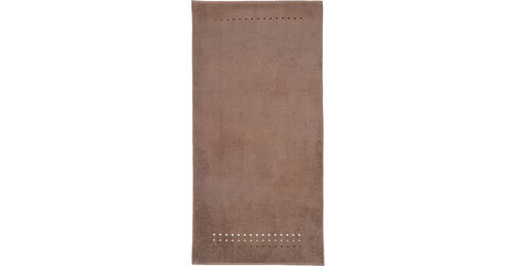 DUSCHTUCH 70/140 cm Braun, Taupe  - Taupe/Braun, KONVENTIONELL, Textil (70/140cm) - Esposa