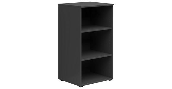 REGAL Graphitfarben - Anthrazit/Graphitfarben, MODERN, Holzwerkstoff/Kunststoff (45/83/40cm) - Carryhome
