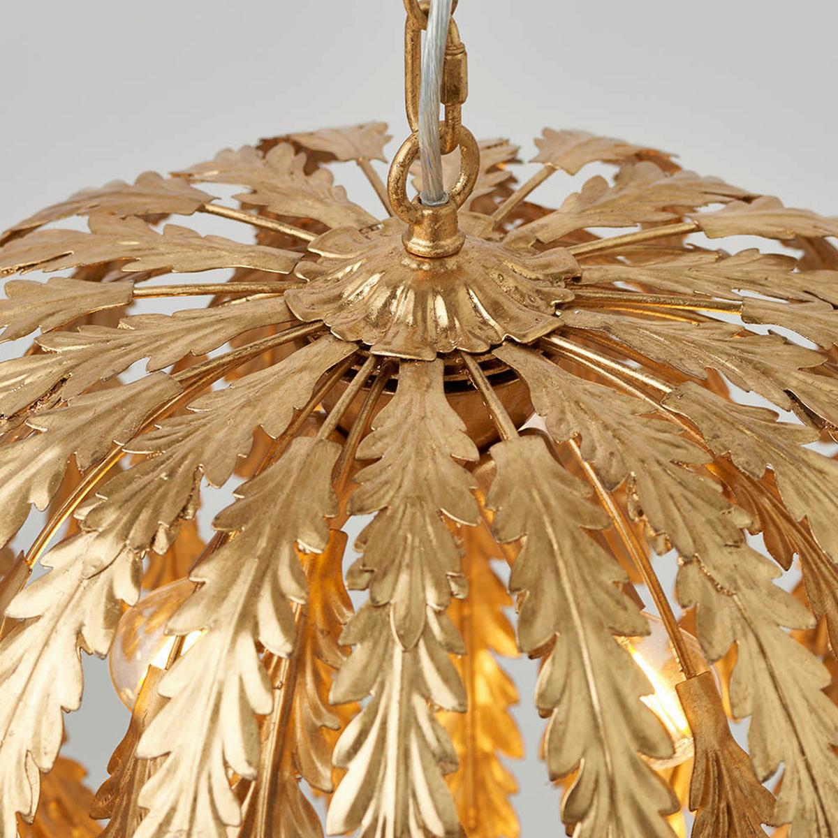 PENDELLEUCHTE 45/140.5 cm  - Goldfarben, Design, Metall (45/140.5cm) - ENDON