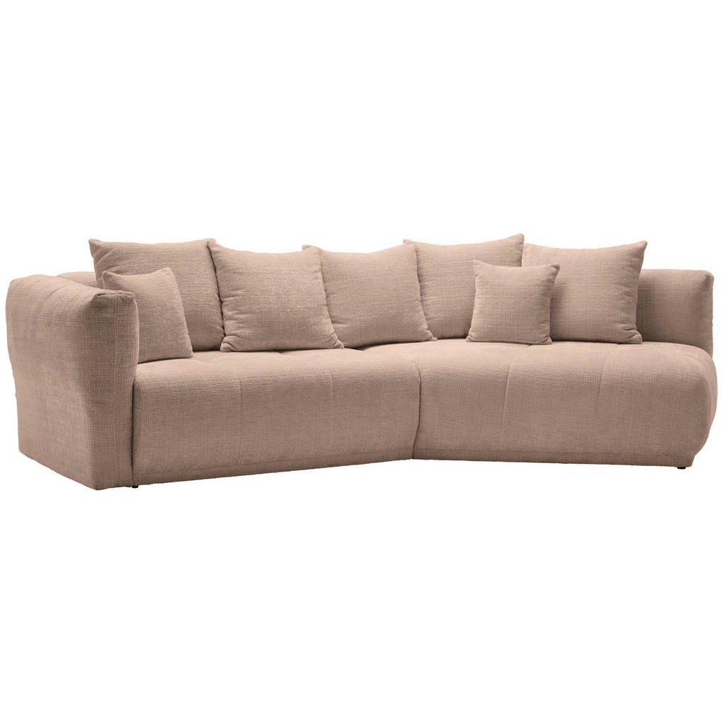 Thumbnail - Hom`in Ecksofa, Beige, Textil, 3-Sitzer, Füllung: Schaumstoff, Ottomane rechts, L-Form, 315x180 cm, Stoffauswahl, seiten...