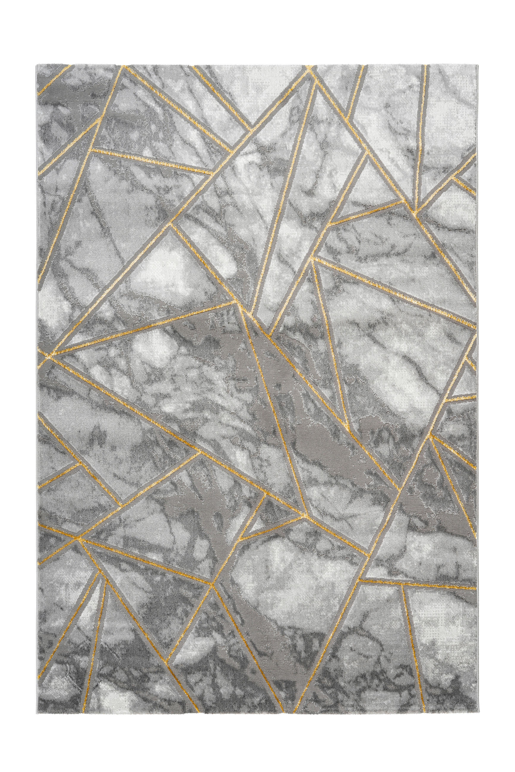 COVOR ȚESUT  - auriu/gri, Basics, textil (200/290cm)