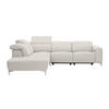 ECKSOFA Beige Flachgewebe  - Beige, Design, Textil/Metall (238/290cm) - Pure Home Lifestyle