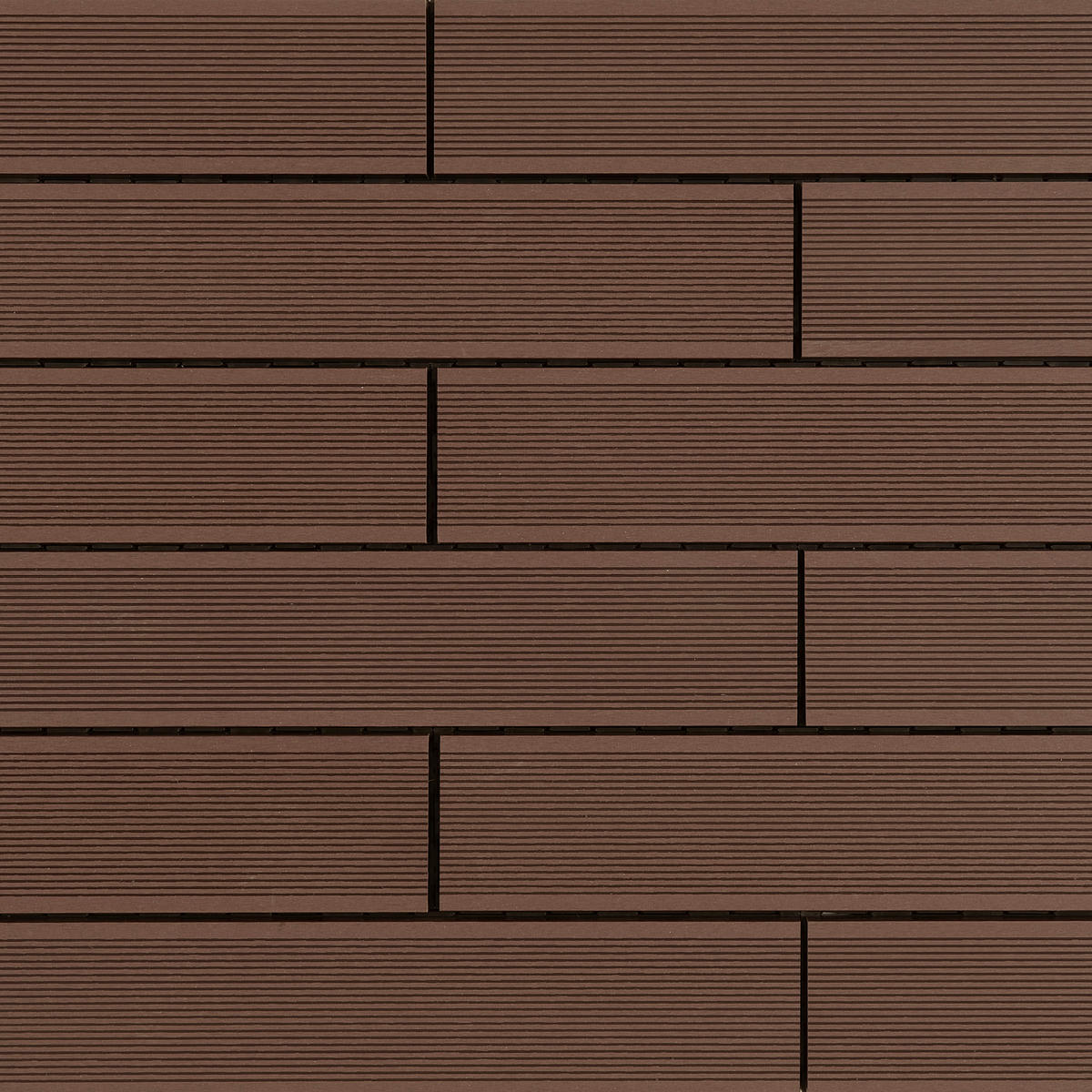 TERRASSENDIELE 8 Stück  - Dunkelbraun, Basics, Kunststoff (59,2/13,4/3,3cm) - Ambia Garden