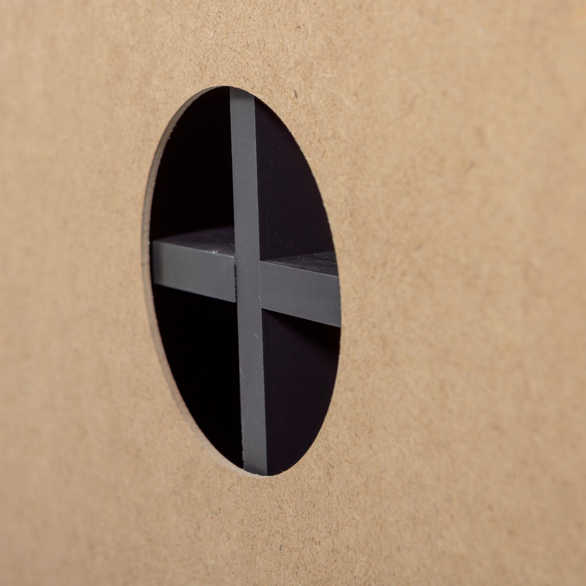 LOWBOARD Gunnar 154/56/44 cm  stehend  - Schwarz, Design, Holz/Metall (154/56/44cm) - Livetastic