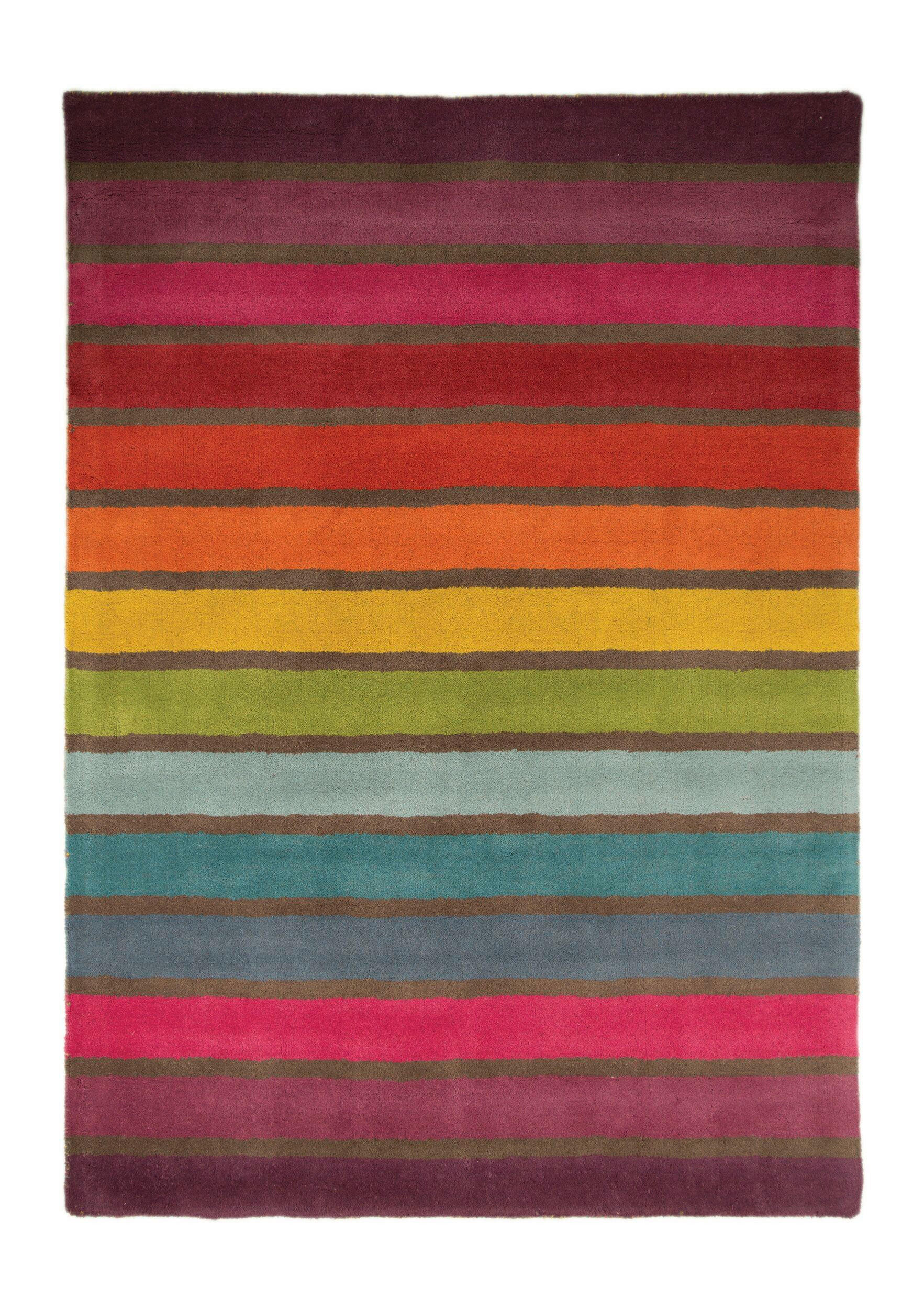 VLNĚNÝ KOBEREC, 170/120 cm, vícebarevná - vícebarevná - textil