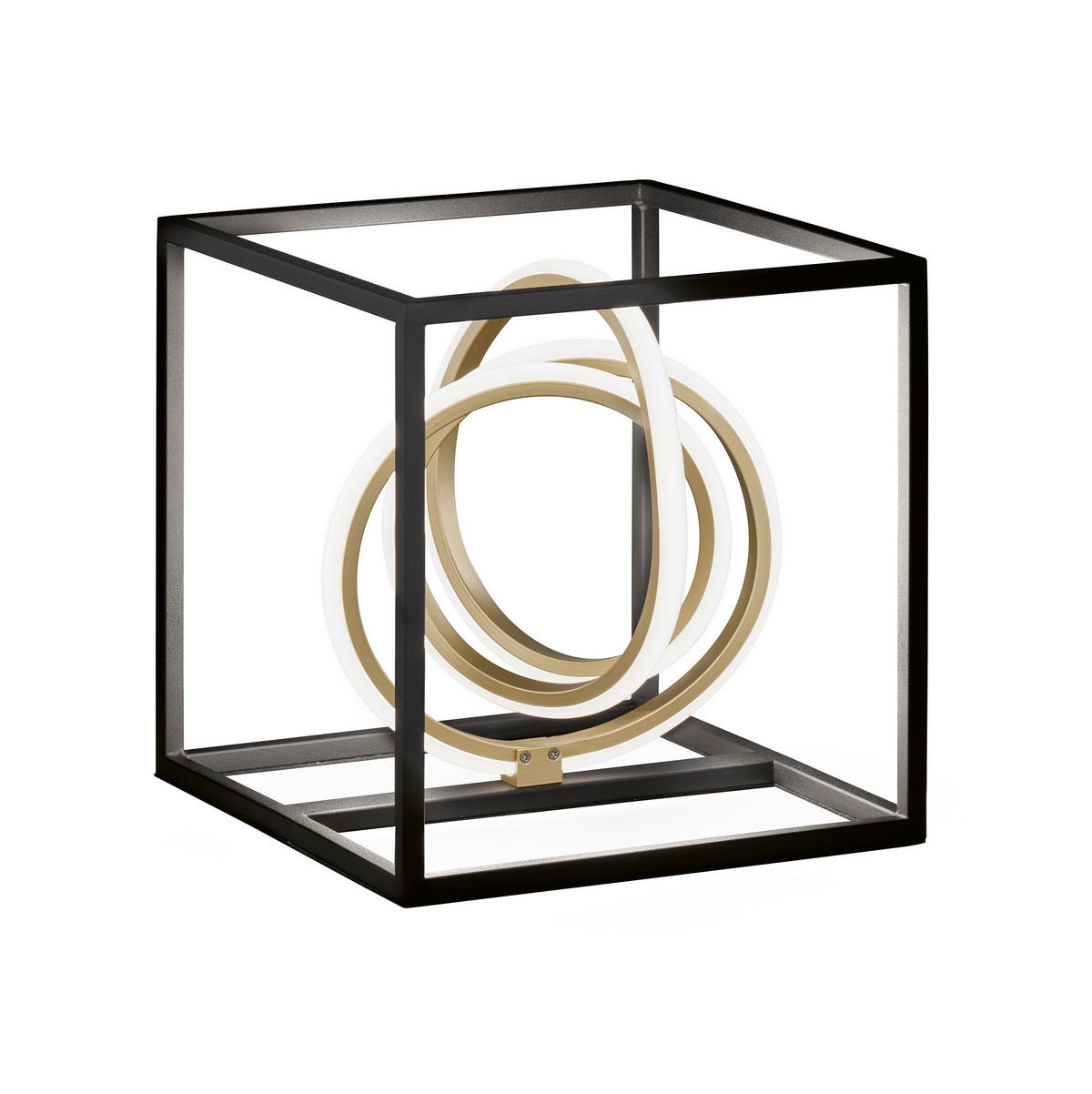 LED-TISCHLEUCHTE 25,00/25,00/25,50 cm   - Schwarz, Design, Metall (25,00/25,00/25,50cm)