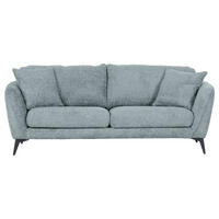 VELIKA SOFA tekstil  svijetlo plava    - crna/svijetlo plava, Konvencionalno, tekstil/metal (215/70/98cm) - Carryhome