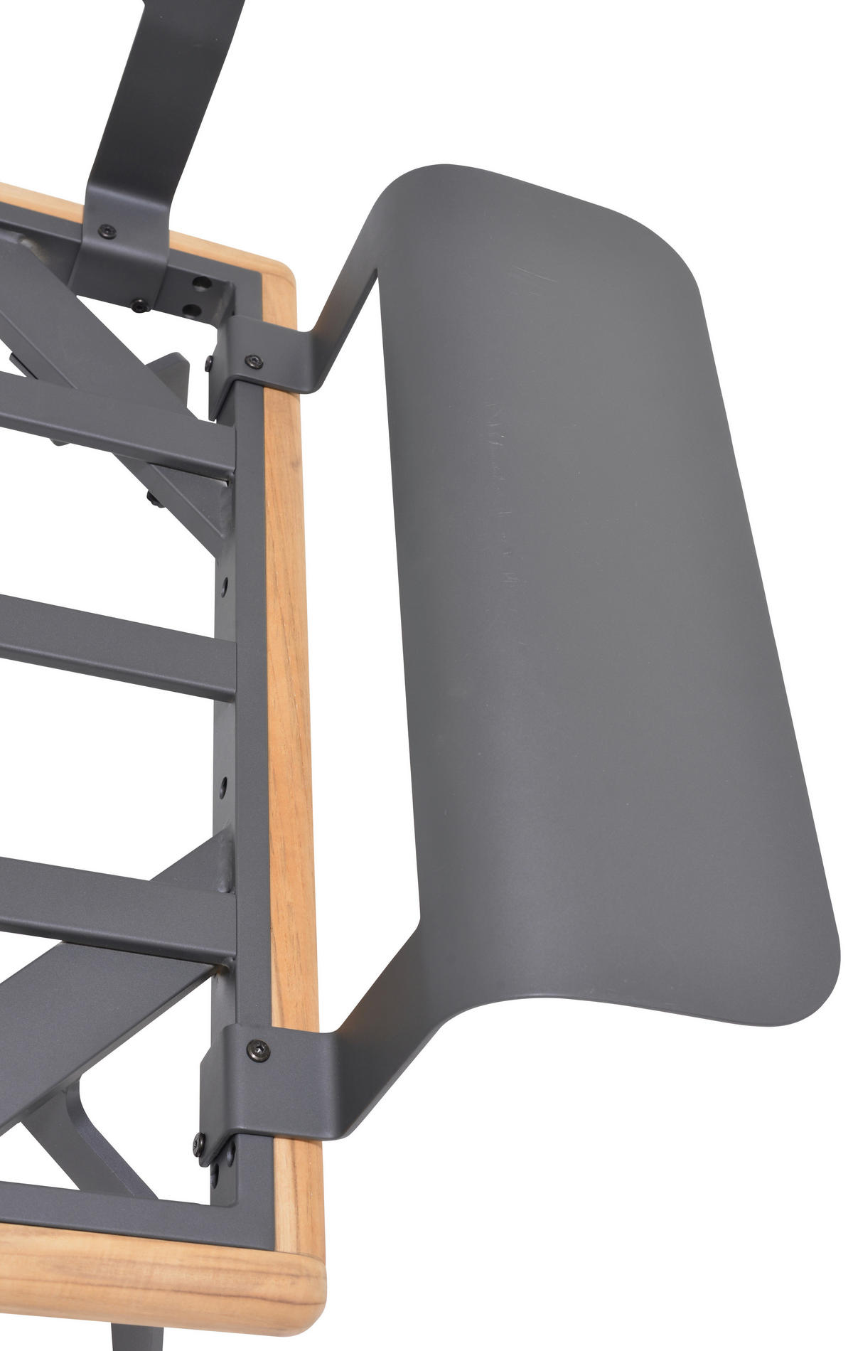 LOUNGEGARNITUR 150/280 cm Aluminium, Stahl  - Greige/Dunkelgrau, Design, Textil/Metall (150/280cm) - Amatio