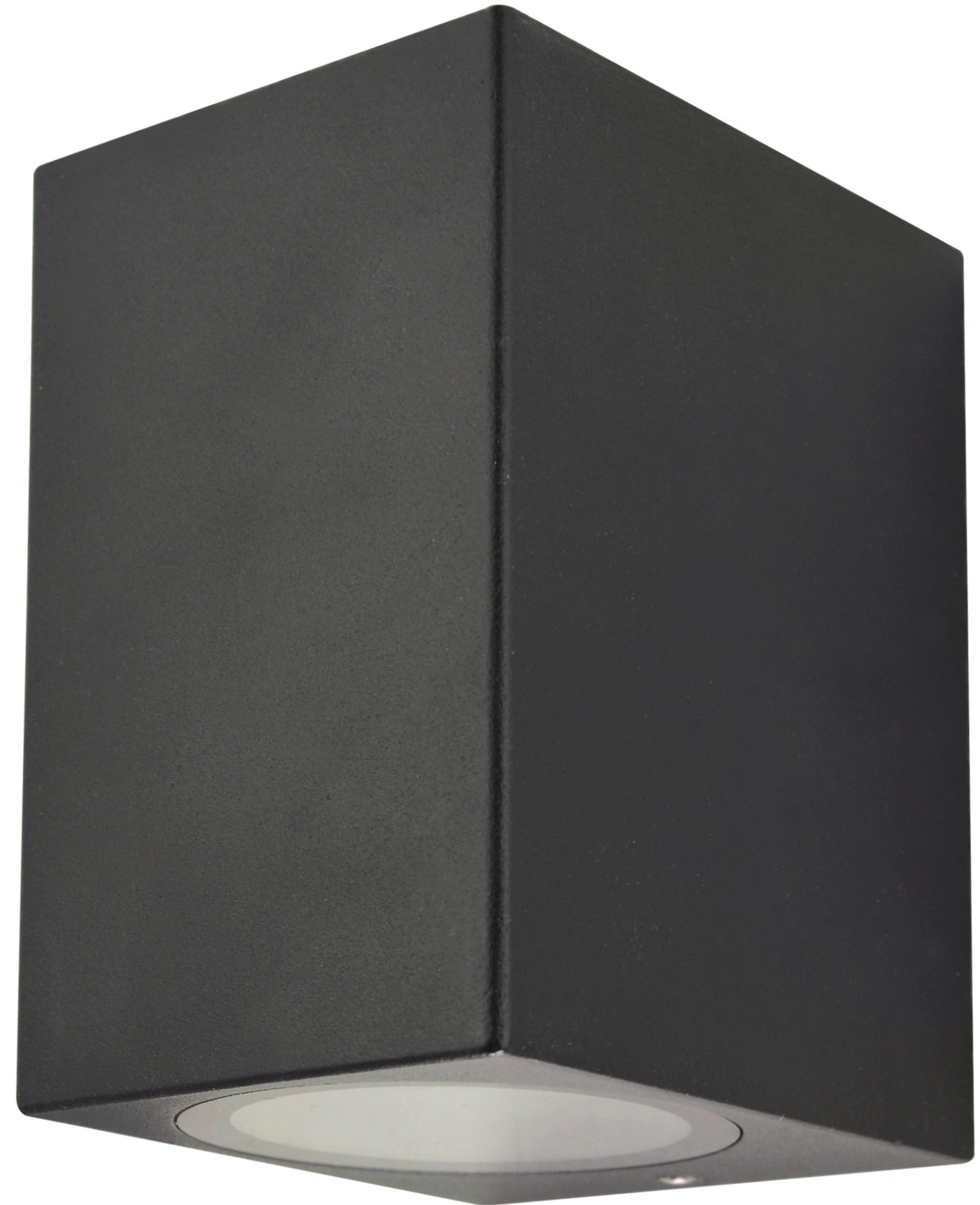 AUßENWANDLEUCHTE 10/6,8/7,8 cm   - Anthrazit, KONVENTIONELL, Glas/Metall (10/6,8/7,8cm)