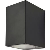 AUßENWANDLEUCHTE Aster 10/6,8/7,8 cm   - Anthrazit, KONVENTIONELL, Glas/Metall (10/6,8/7,8cm)