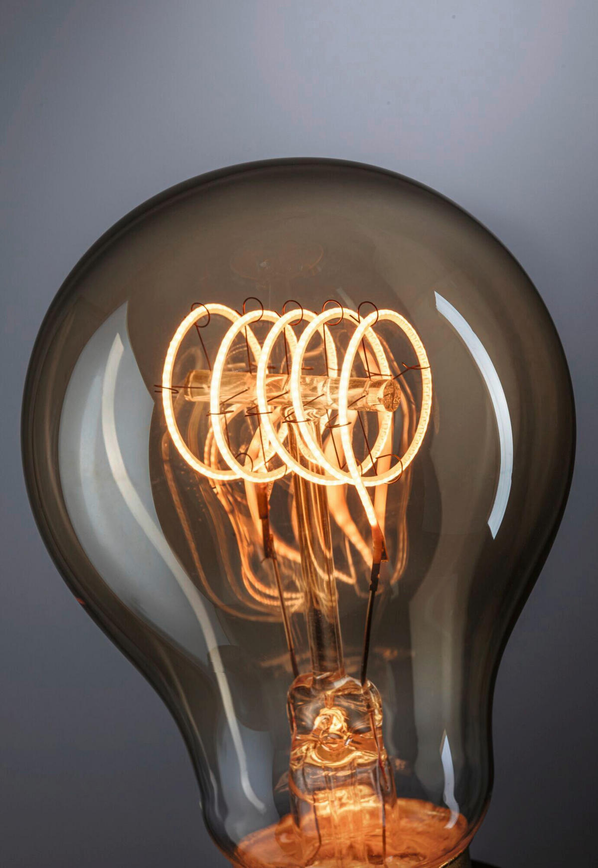 LED-LEUCHTMITTEL   E27 4,2 W 300 lm  - Goldfarben, Basics, Glas (6,0/10,5cm) - Paulmann