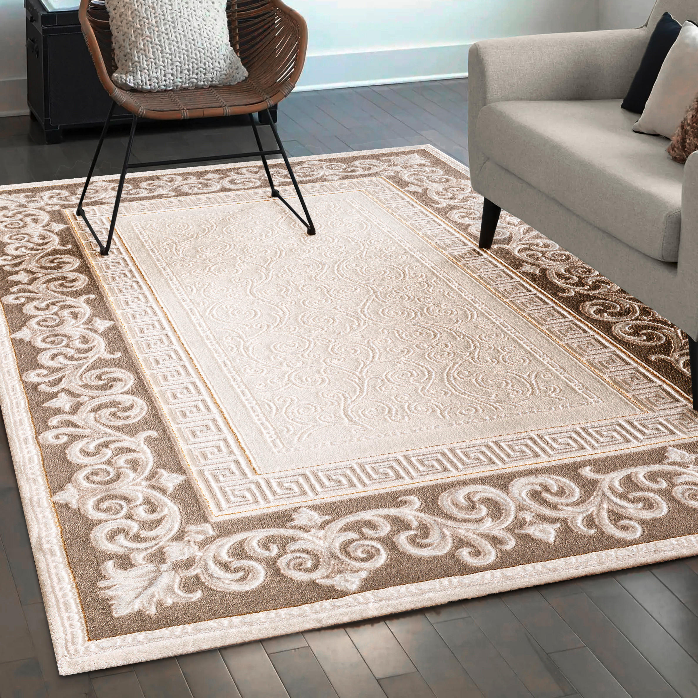 LÄUFER 80/300 cm Harmony  - Braun, LIFESTYLE, Textil (80/300cm) - Novel