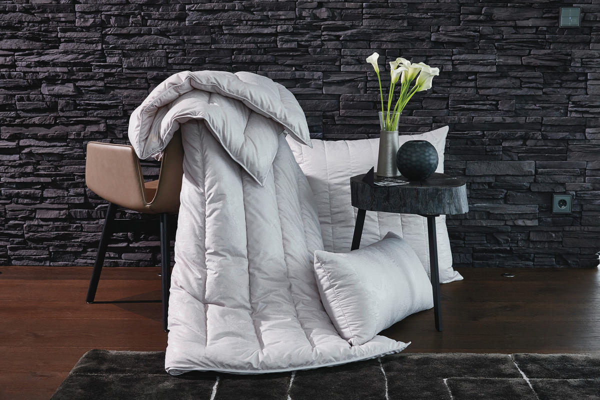 GANZJAHRESDECKE  Cosy  135/200 cm   - Hellgrau, Basics, Textil (135/200cm) - Centa-Star