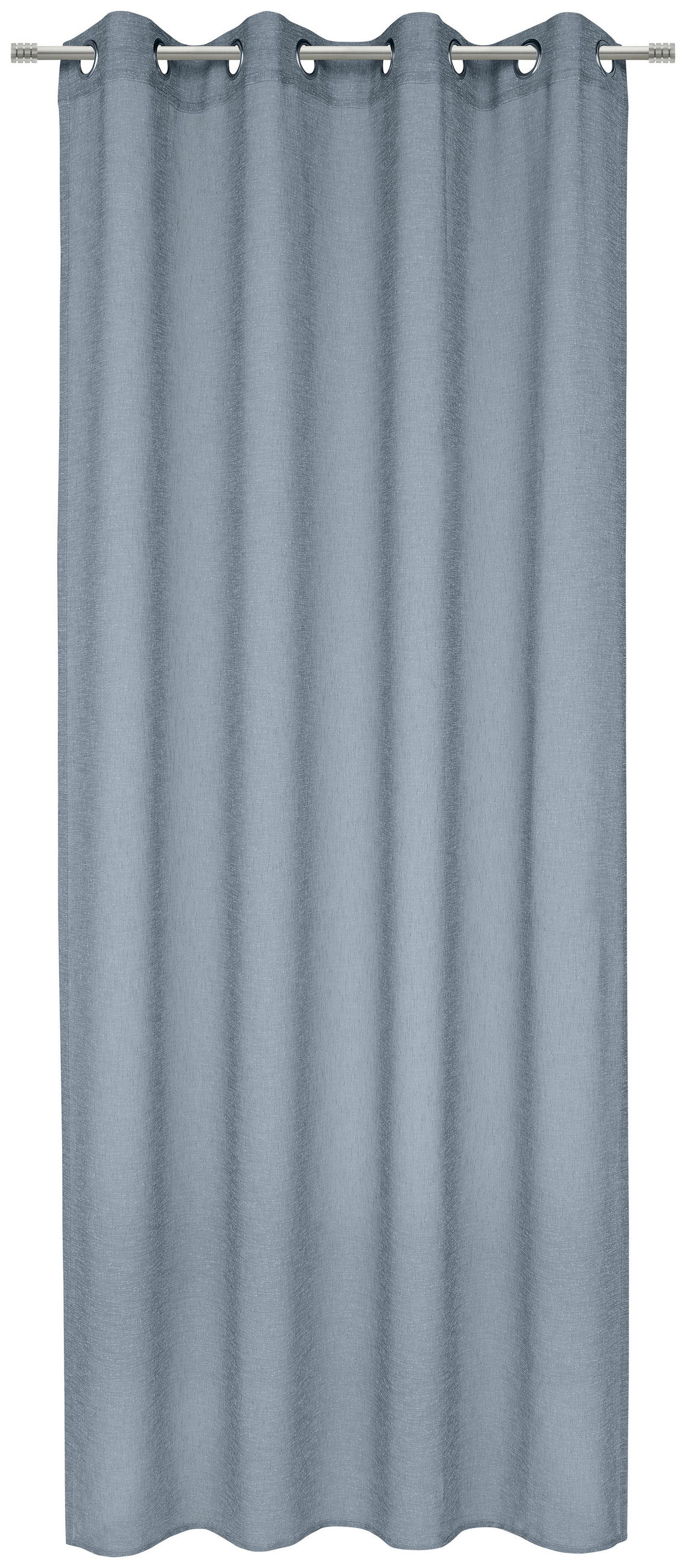 ÖSENVORHANG halbtransparent  - Blau, Design, Textil (140/245cm) - Esposa