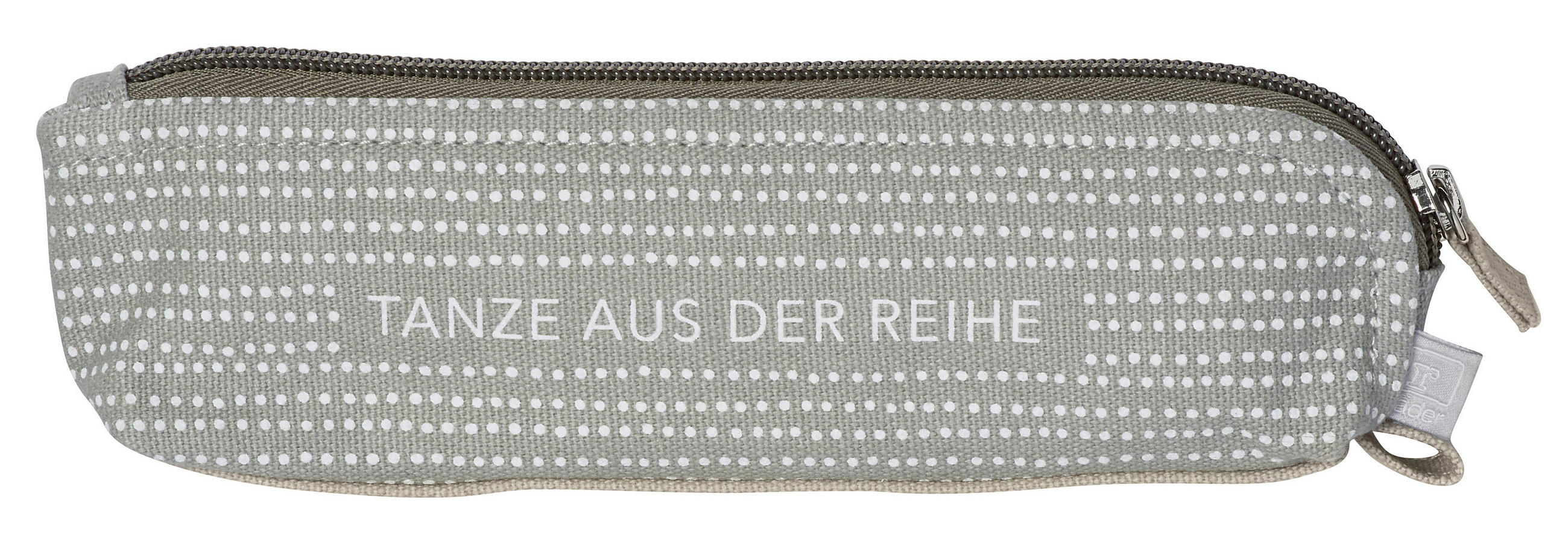 SCHREIBWARENBOX  - Grau, Basics, Textil (21/6,5cm) - Räder