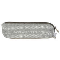 SCHREIBWARENBOX  - Grau, Basics, Textil (21/6,5cm) - Räder