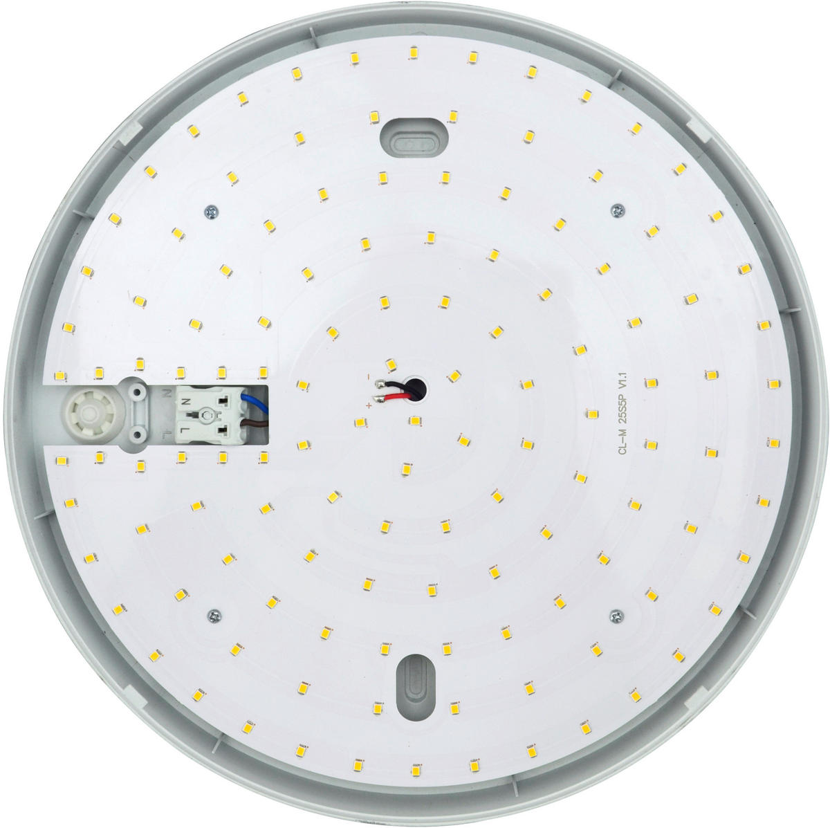 LED-DECKENLEUCHTE Orbis 28/5,1 cm   - Weiß, Basics, Kunststoff (28/5,1cm)