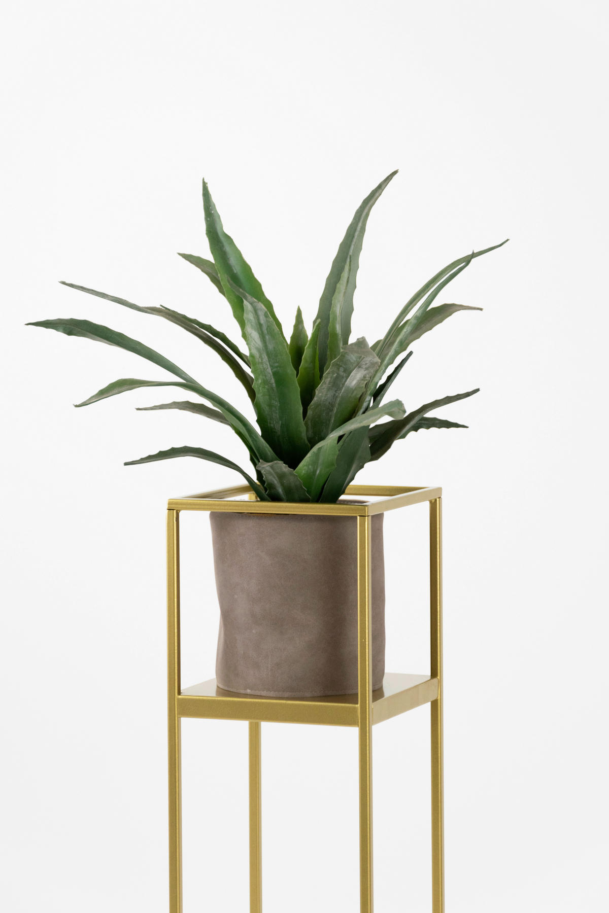 BLUMENSTÄNDER Metall  - Goldfarben, Basics, Metall (19/62/19cm)