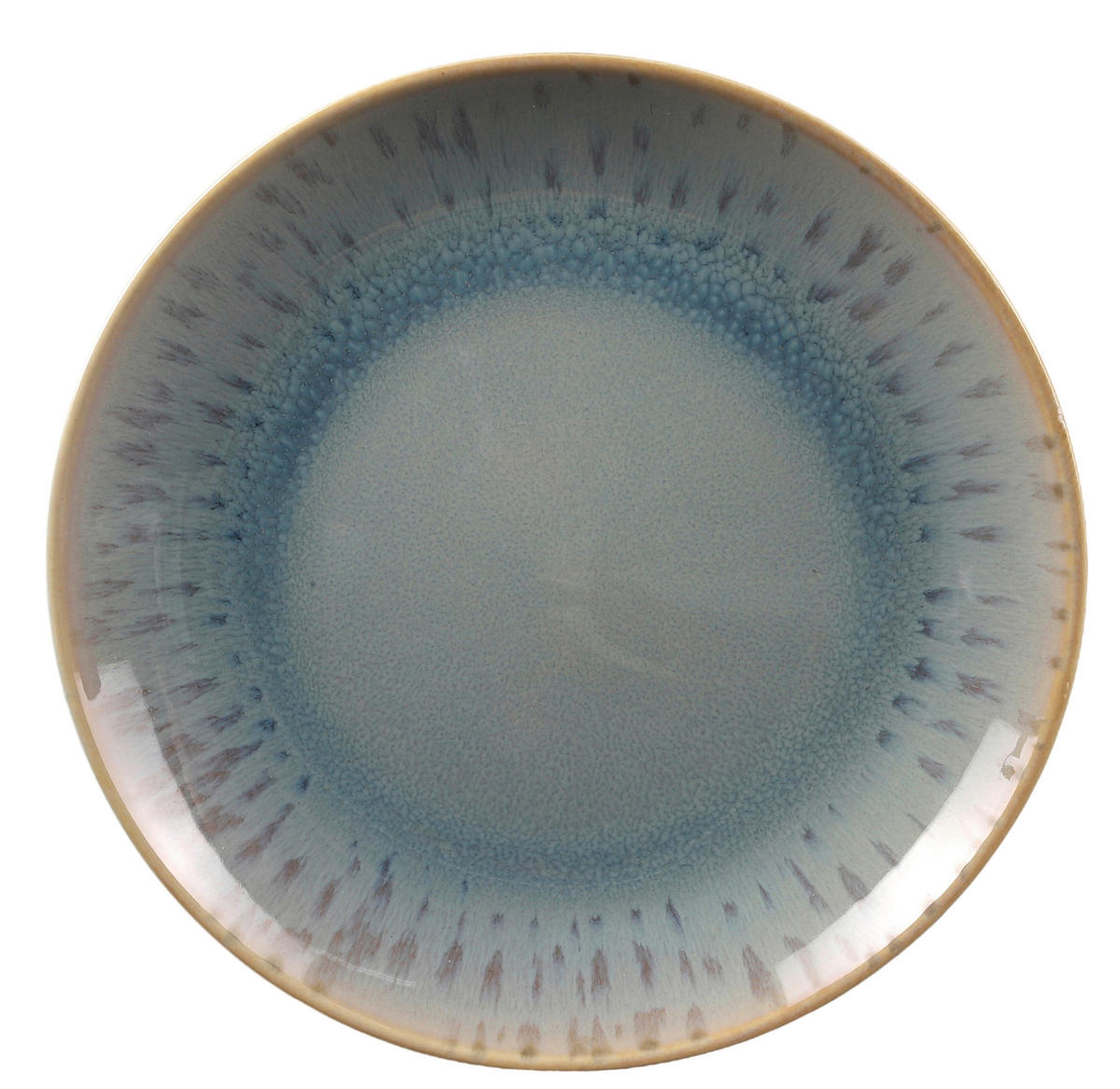 KOMBINOVANÝ SERVIS, 16-dielne, porcelán - modrá/jantárová, Basics, keramika - Echtwerk