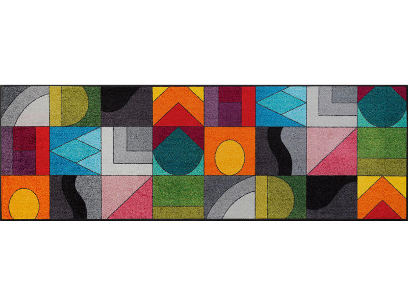 KÜCHENLÄUFER 60/180 cm Momix Multicolor  - Multicolor, Trend, Kunststoff/Textil (60/180cm) - wash+dry