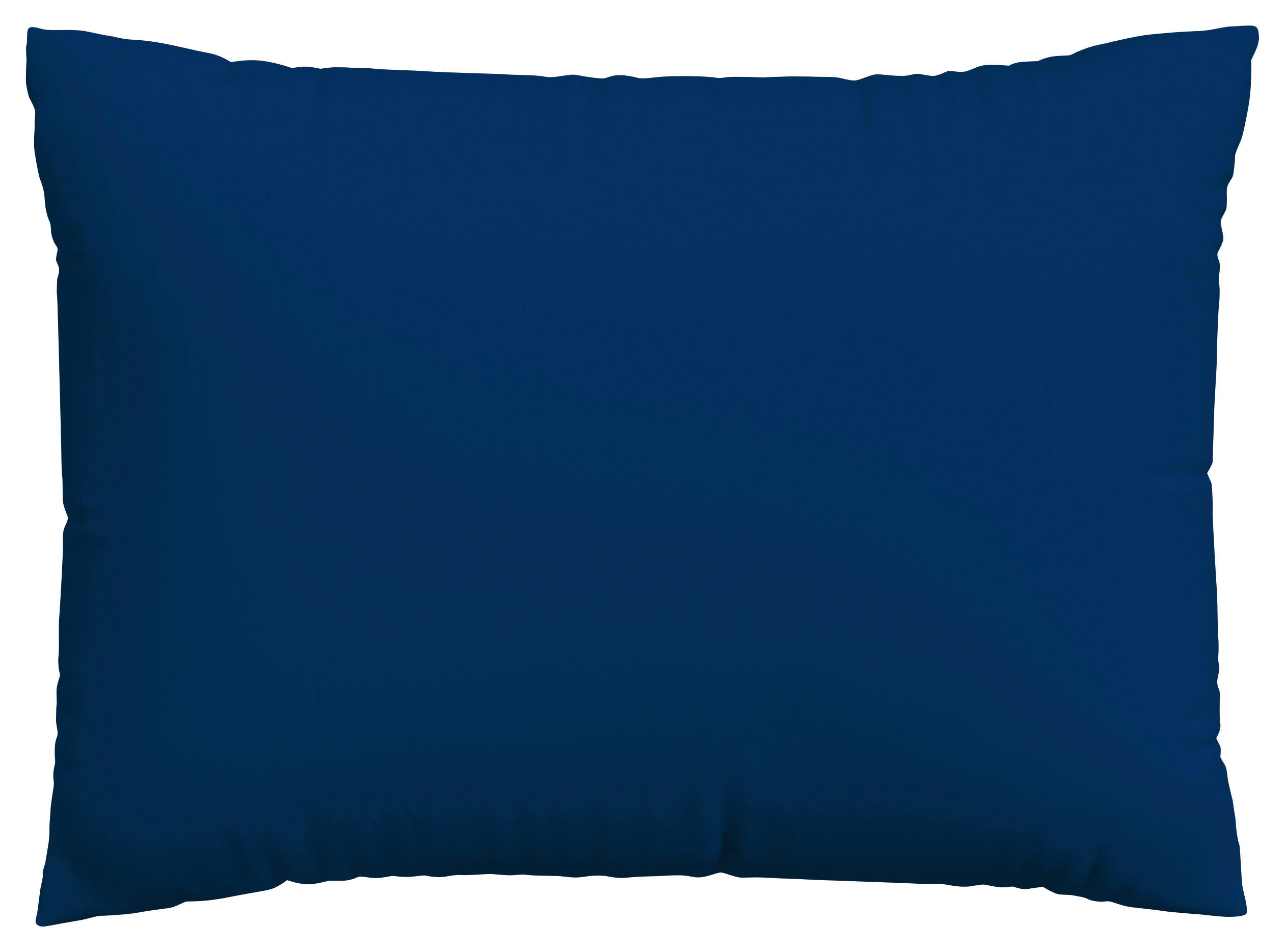 KOPFPOLSTERBEZUG WOVEN SATIN 60/80 cm  - Dunkelblau, Basics, Textil (60/80cm) - Schlafgut