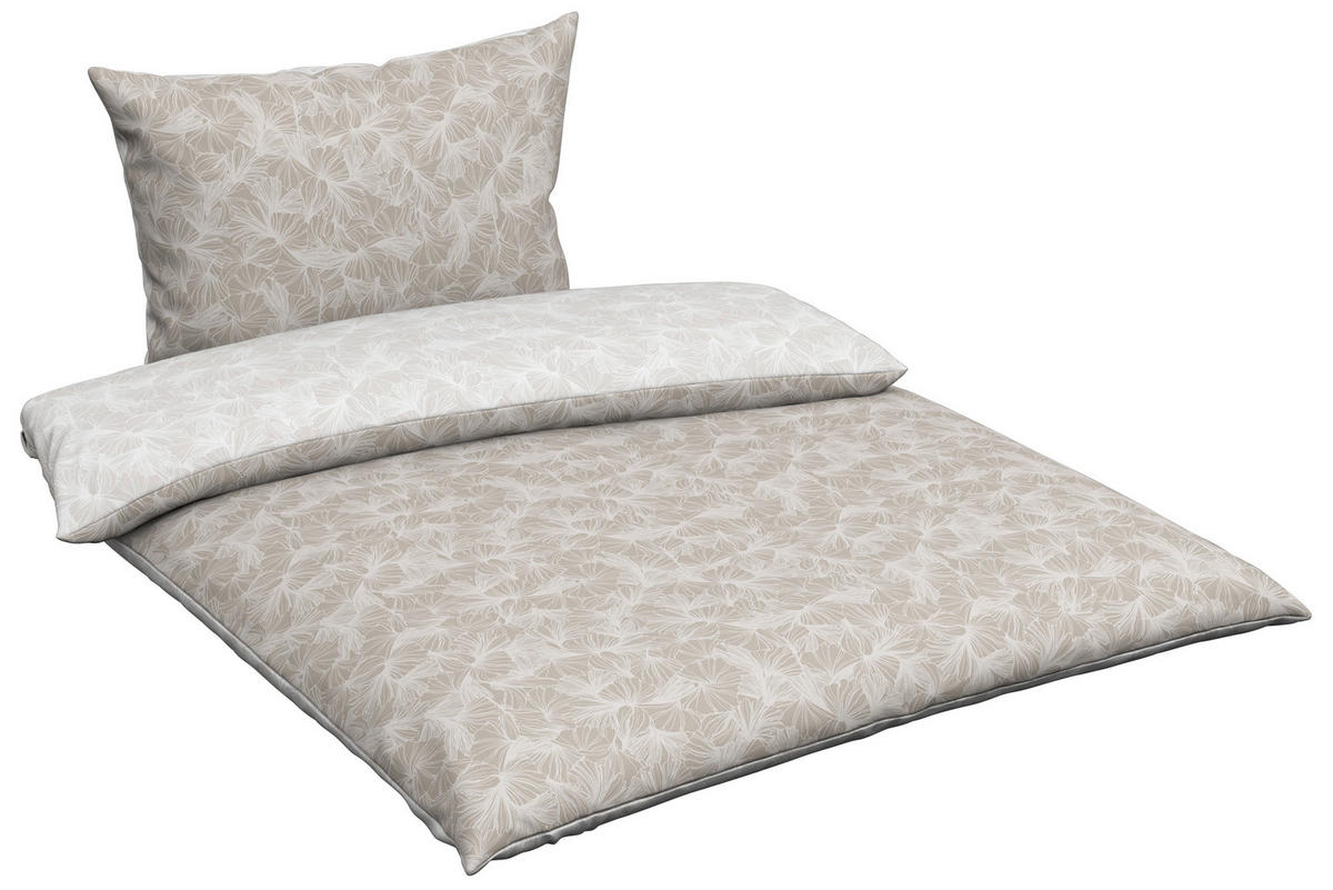 POSTEĽNÁ BIELIZEŇ, renforcé, sivá, 140/200 cm - sivá, Konventionell, textil (140/200cm) - Esposa