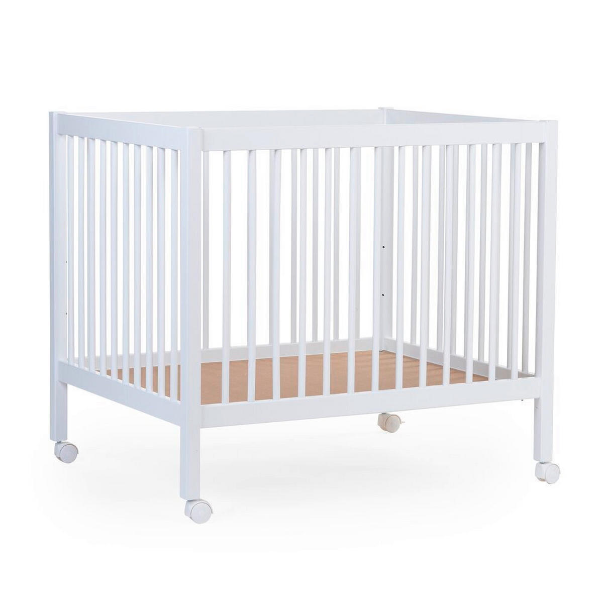 LAUFGITTER Playpen 97 2023 98/78/82 cm  - Weiß, KONVENTIONELL, Holz/Kunststoff (98/78/82cm) - Childhome