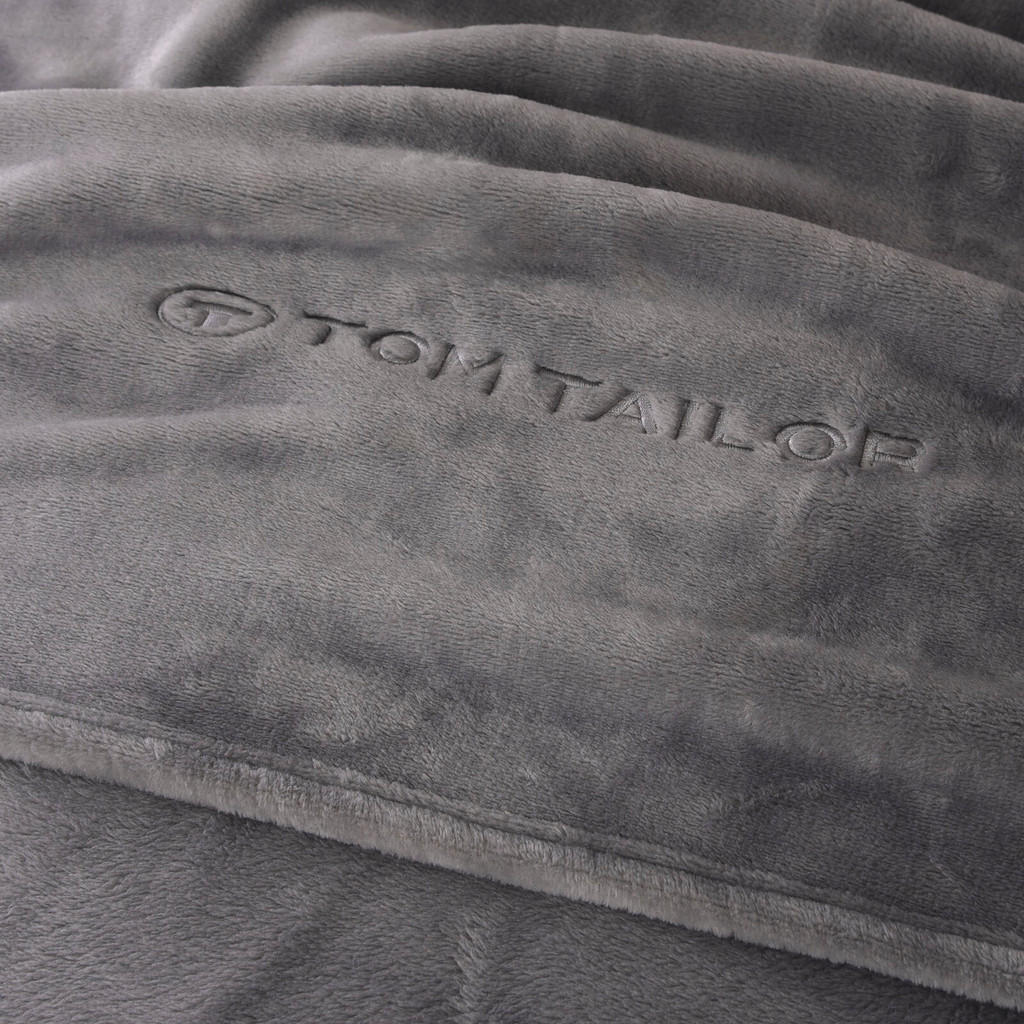 Thumbnail - Tom Tailor Decke, Grau, Textil, Uni, 150x200 cm, Wohntextilien, Decken, Kuscheldecken