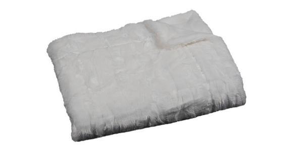 Kuscheldecke Bilbao - Weiß, ROMANTIK / LANDHAUS, Textil (140/200cm) - James Wood